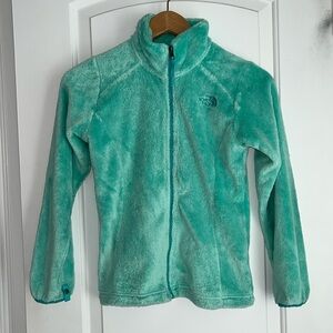The North Face girls zip up fleece.